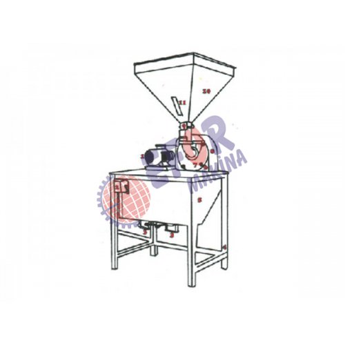 Порошковая сахарная машина (350 кг / час) - 2